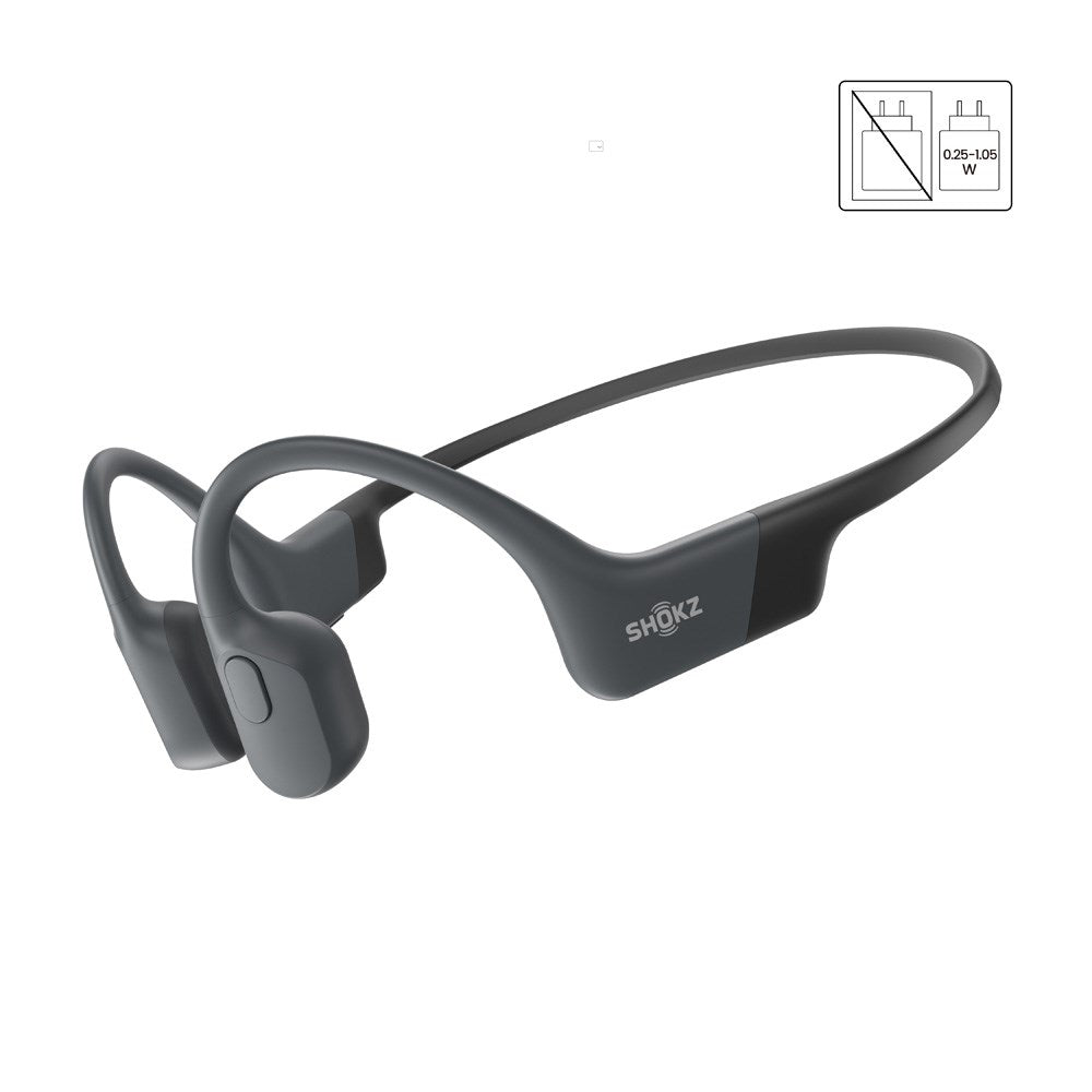 Shokz OpenRun - Trådlösa Sporthörlurar med USB-C Laddning- Svart