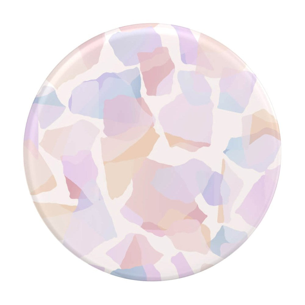 PopSockets PopGrip Original Terrazzo Party Avtagbart Grepp med Stativfunktion - Rosa Mosaik