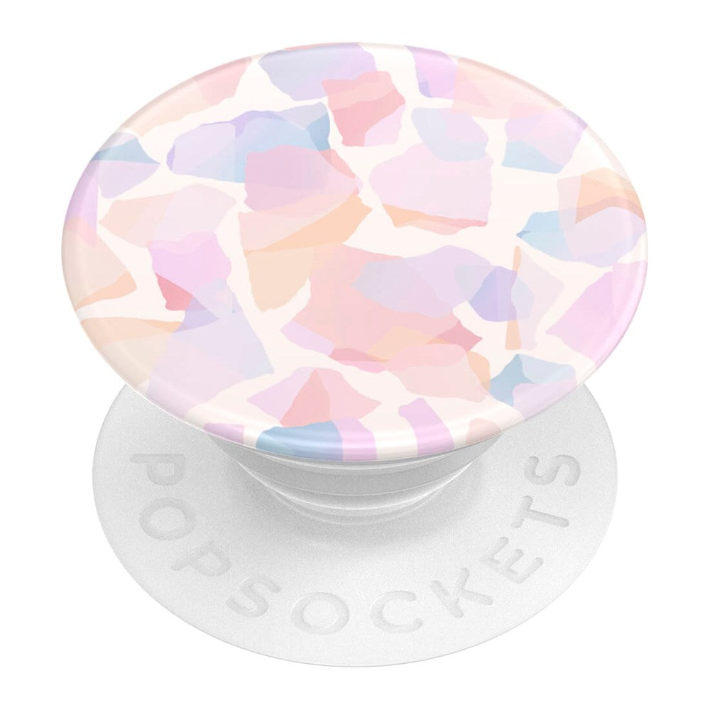 PopSockets PopGrip Original Terrazzo Party Avtagbart Grepp med Stativfunktion - Rosa Mosaik