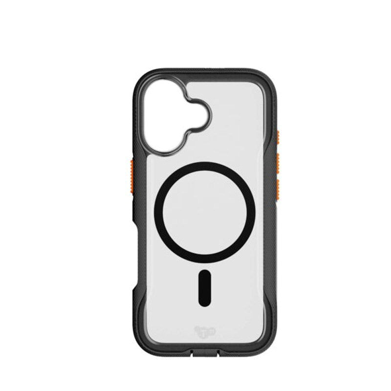 iPhone 17 Tech21 EVO Pro Skal med Rem - MagSafe Kompatibel - Genomskinlig / Svart