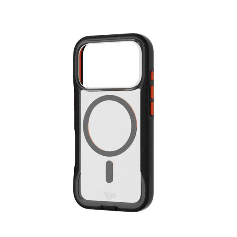 iPhone 17 Pro Tech21 EVO Pro Skal med Rem - MagSafe Kompatibel - Genomskinlig / Svart