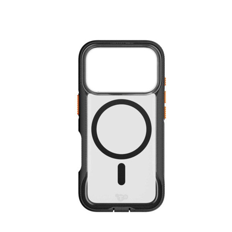 iPhone 17 Pro Tech21 EVO Pro Skal med Rem - MagSafe Kompatibel - Genomskinlig / Svart