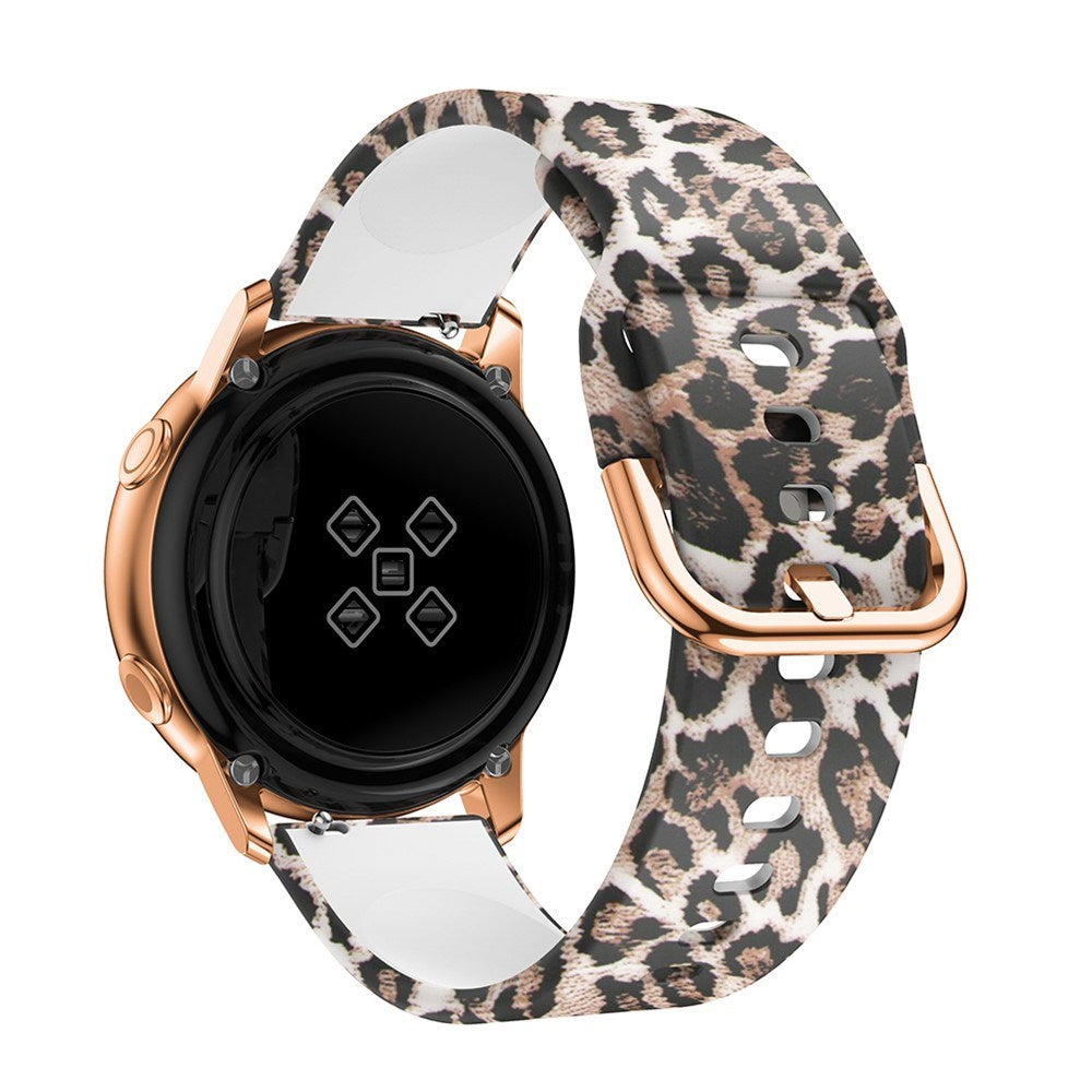 EIDERWOOD Universal (20mm) Smartwatch Silikonarmband - Leopard