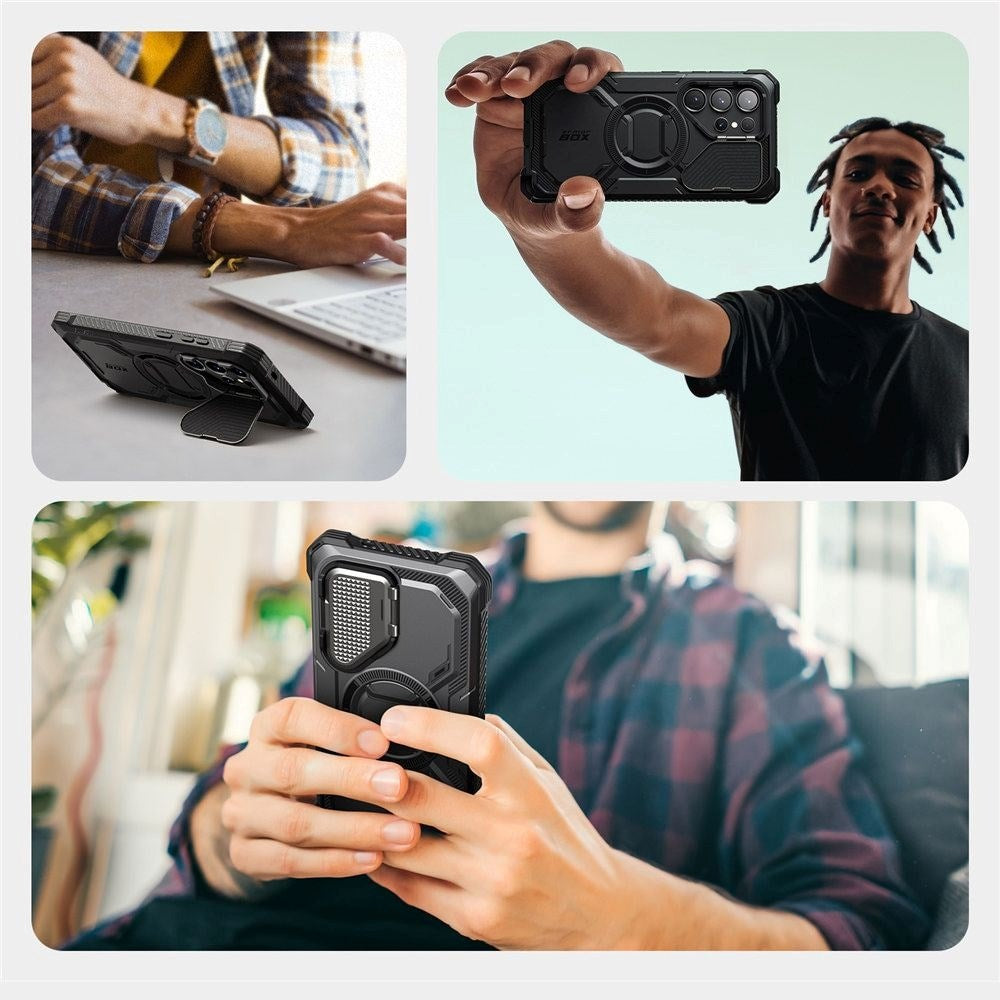 Supcase IBLSN Armorbox Samsung Galaxy S25 Ultra Skal - MagSafe Kompatibel - Svart