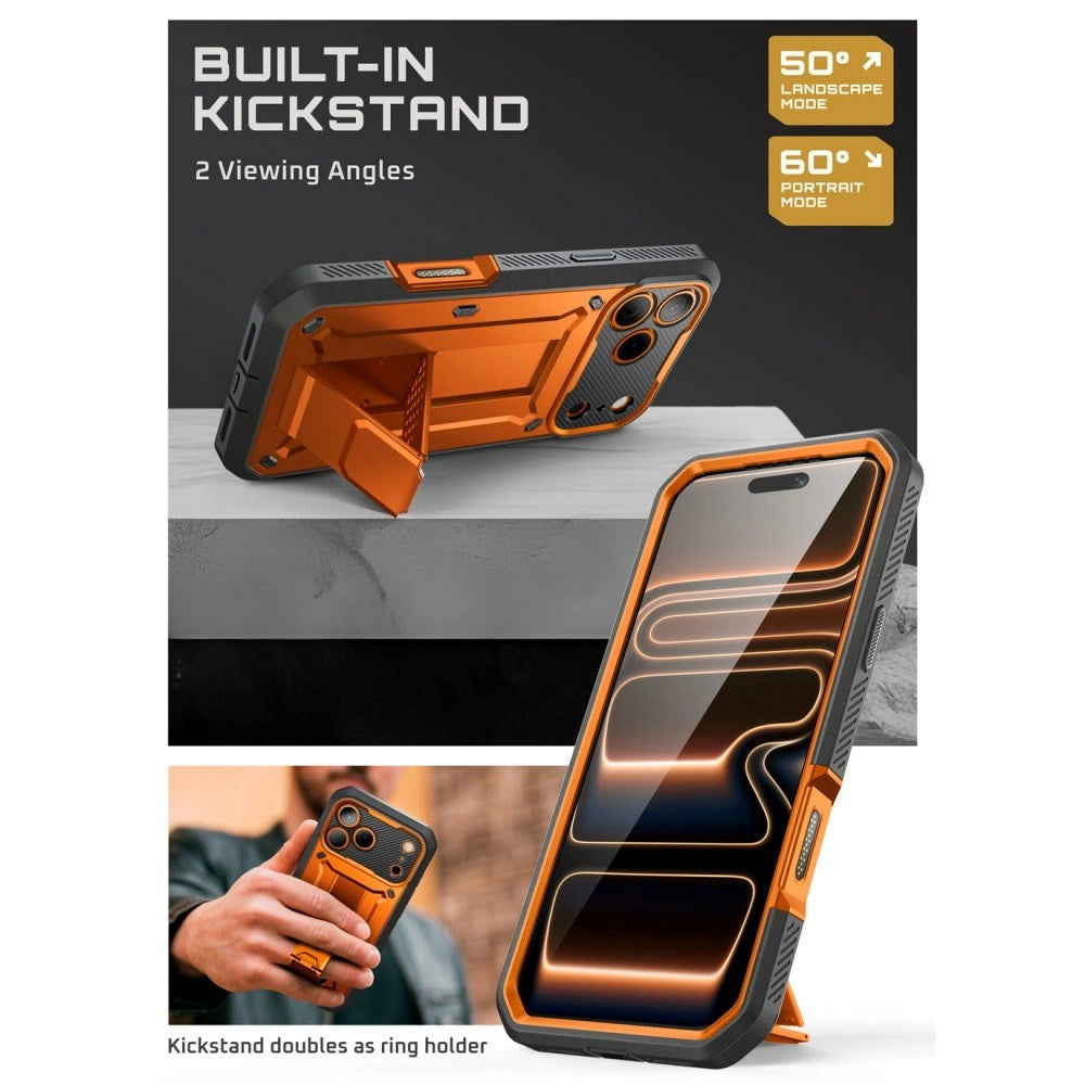 Supcase Unicorn Beetle iPhone 17 Pro Max Skal – Orange