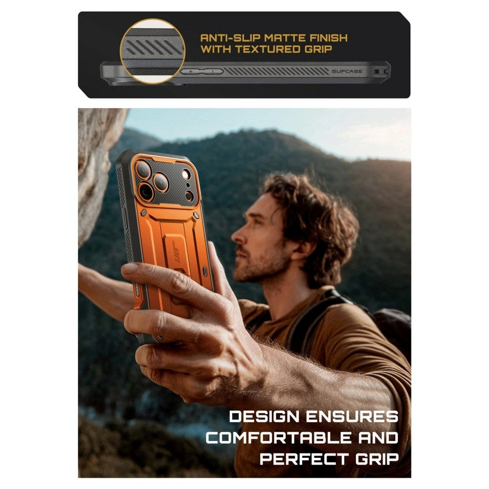 Supcase Unicorn Beetle iPhone 17 Pro Max Skal – Orange