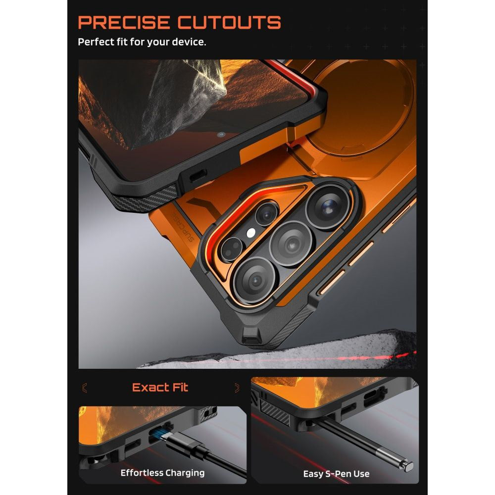 Samsung Galaxy S26 Ultra SUPCASE UB Grip Mag Skal - MagSafe Kompatibel - Orange