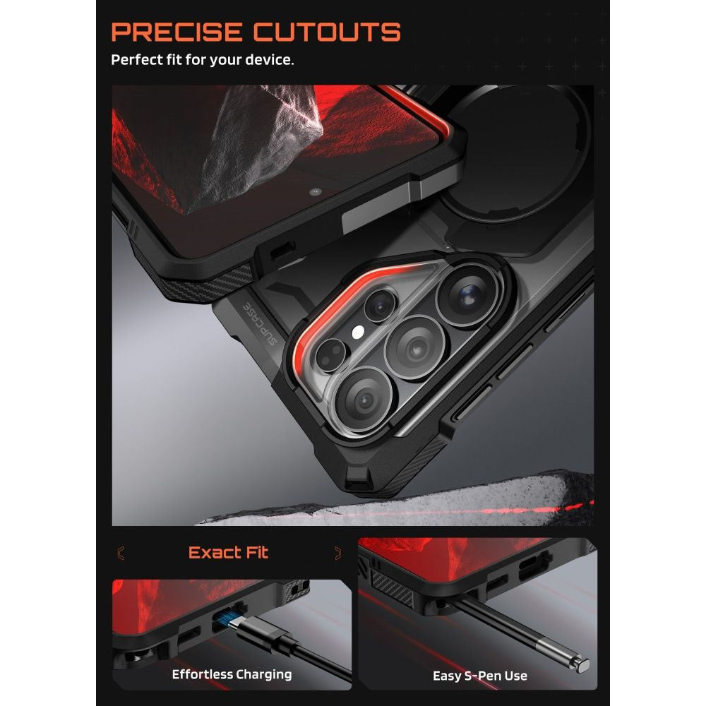 Samsung Galaxy S26 Ultra SUPCASE UB Grip Mag Skal - MagSafe Kompatibel - Svart