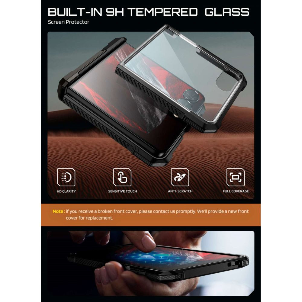 Samsung Galaxy Z Flip8 Supcase UB Grip Mag Skal - MagSafe Kompatibel - Svart