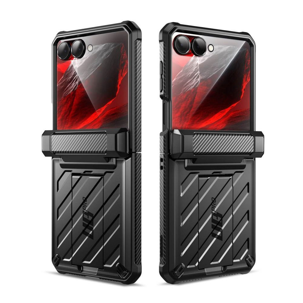 Samsung Galaxy Z Flip8 Supcase Unicorn Beetle Pro Skal m. Kickstand - Svart