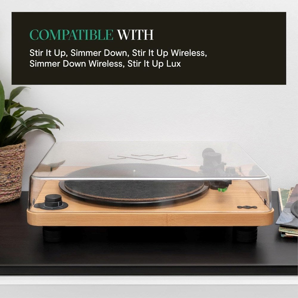 House of Marley Dammskydd för Stir It Up Skivspelare - Genomskinlig