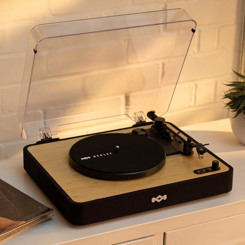 House of Marley Revolution Skivspelare - Svart / Ljus Bambu