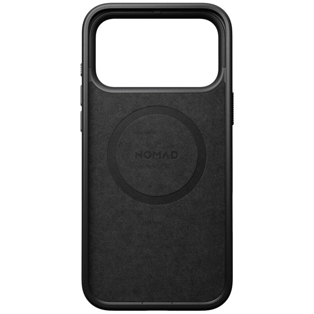 iPhone 18 Pro Max Nomad Modern Leather Case - MagSafe Kompatibel - Black