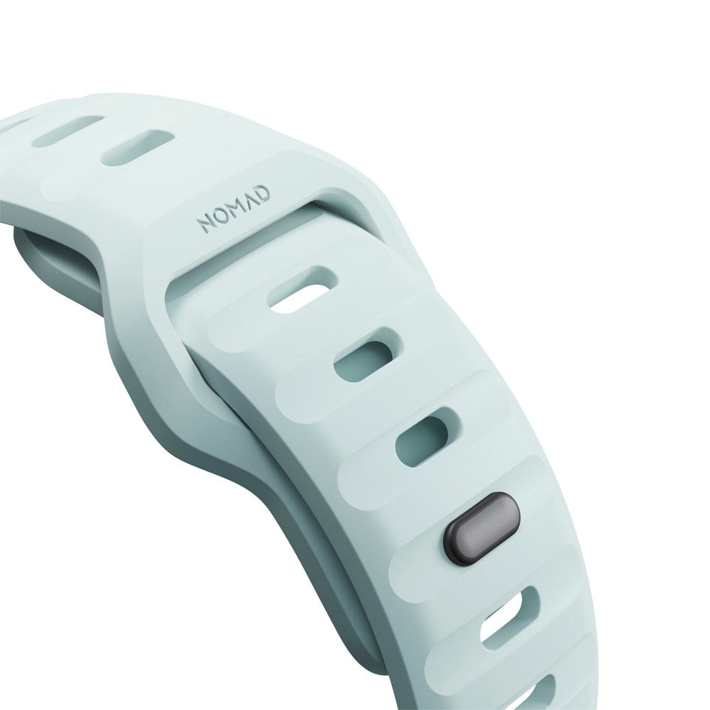 Nomad Apple Watch (42/44/SE/45/46/49mm) Sport Band Rem - Icy Blue Glow