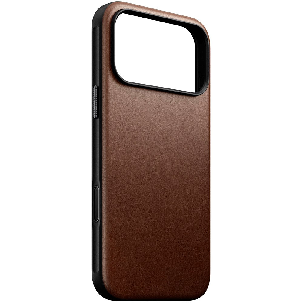 Nomad iPhone 17 Pro Max Modern Leather Case - MagSafe Kompatibel - Brown
