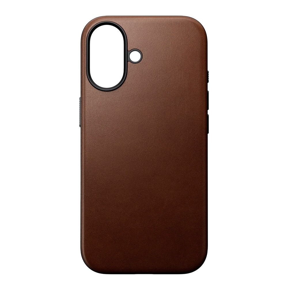 Nomad iPhone 17 Modern Leather Case - MagSafe Kompatibel - Brown