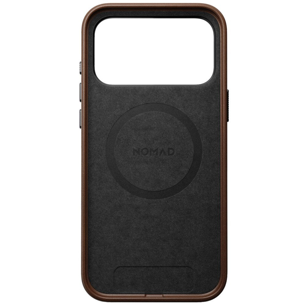 iPhone 18 Pro Nomad Traditional Leather Case - MagSafe Kompatibel - Brown