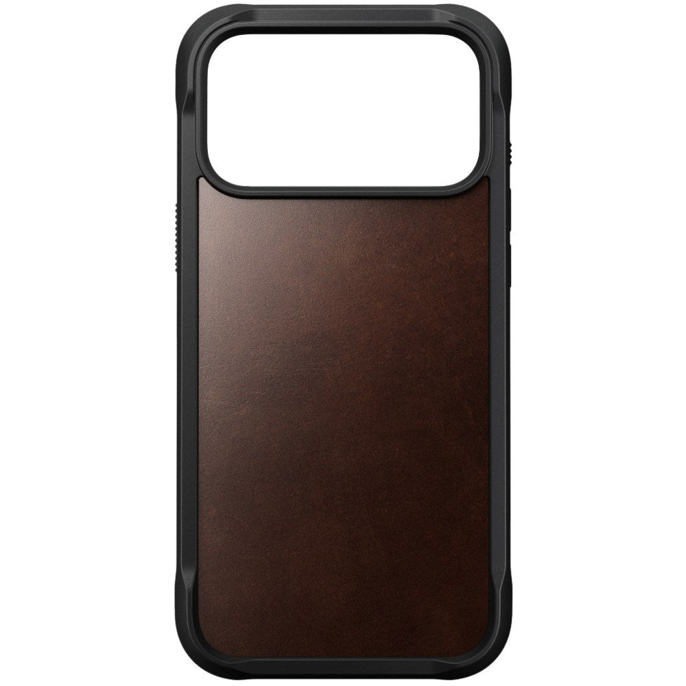 iPhone 18 Pro Nomad Rugged Horween Leather Case - MagSafe Kompatibel - Rustic Brown