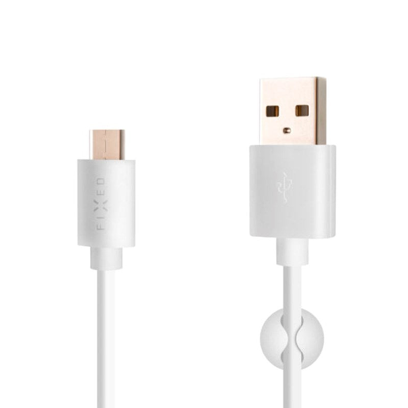 Fixed USB-A till USB-C Kabel 2m - Vit