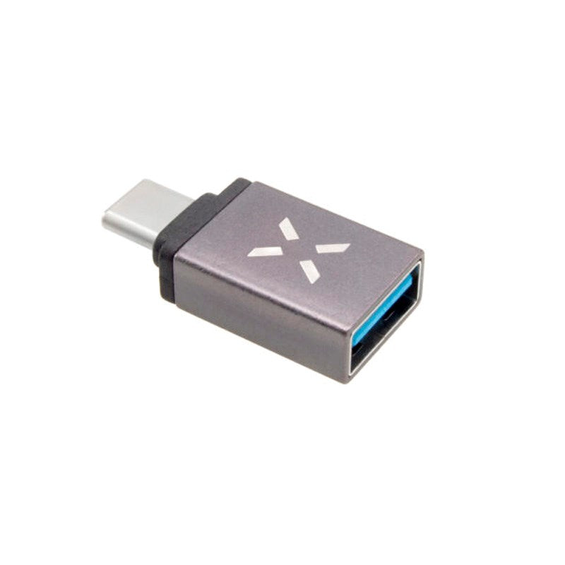 Fixed Link USB-C till USB-A Adapter - Grå