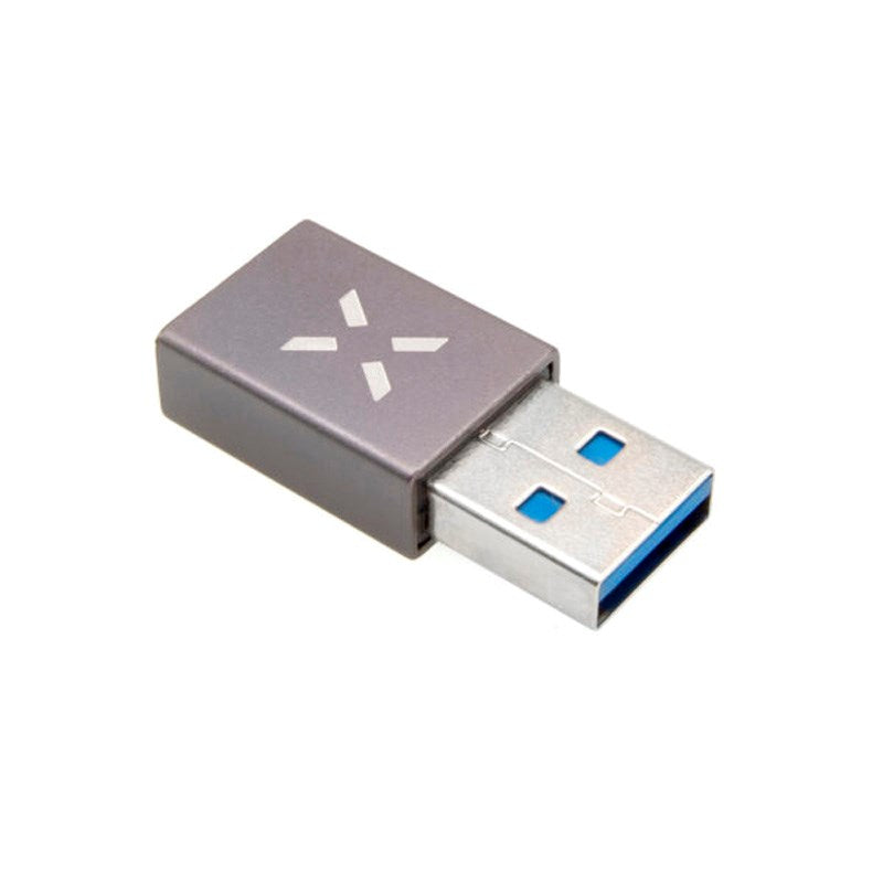 Fixed Link USB-A till USB-C Adapter - Grå