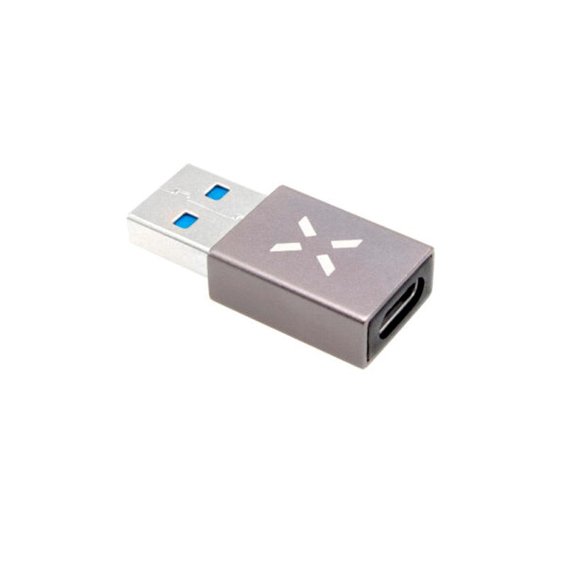Fixed Link USB-A till USB-C Adapter - Grå