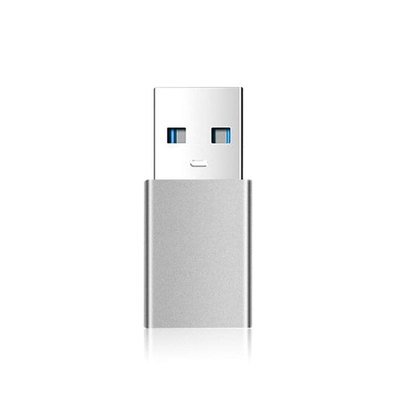 Fixed Link USB-A till USB-C Adapter - Grå