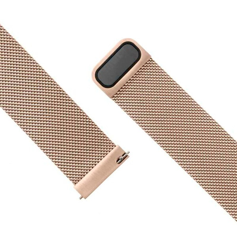 Fixed Universell Smartwatch Mesh Metall Rem (20mm) - Rose Gold