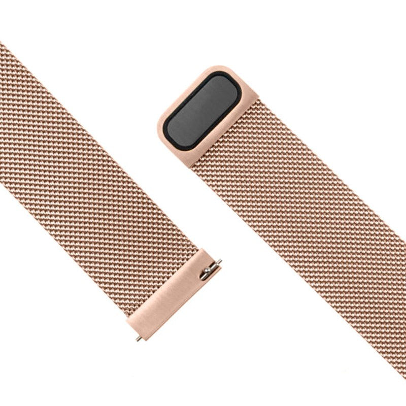 Fixed Universell Smartwatch Mesh Metall Rem (22mm) - Rose Gold