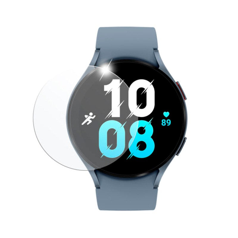 Samsung Galaxy Watch 4 / 5 (44mm) Fixed Härdat Skyddsglas - 2 st - Genomskinlig