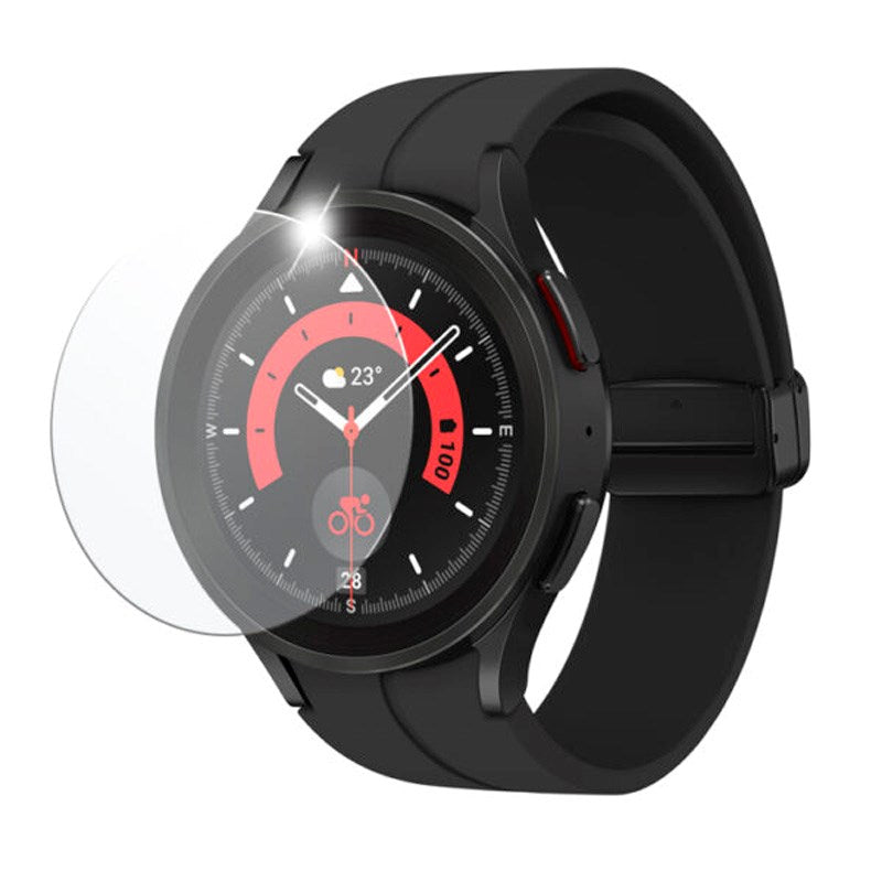 Samsung Galaxy Watch 5 Pro (45mm) Fixed Härdat Skyddsglas - 2 st - Genomskinlig