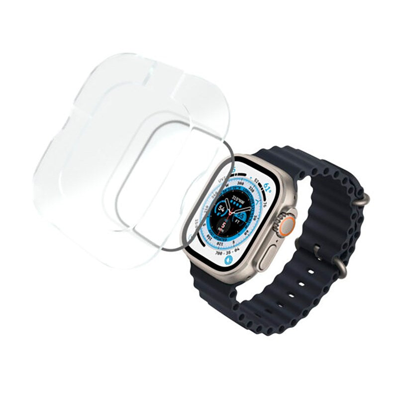 Fixed Apple Watch Ultra 1/2/3 (49mm) Armor Skärmskydd i Härdat Glas - Svart Kant