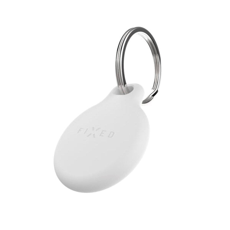 Fixed Silky Silikon Skal för Apple AirTag - Vit