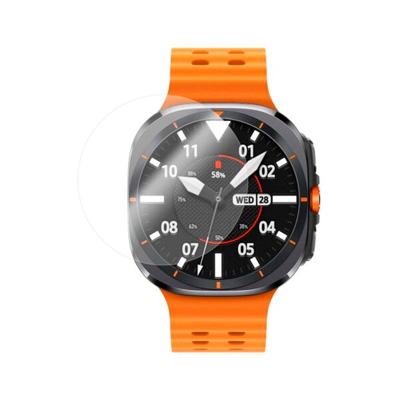 Samsung Galaxy Watch Ultra (47mm) Fixed Härdat Skyddsglas - 2 st - Genomskinlig