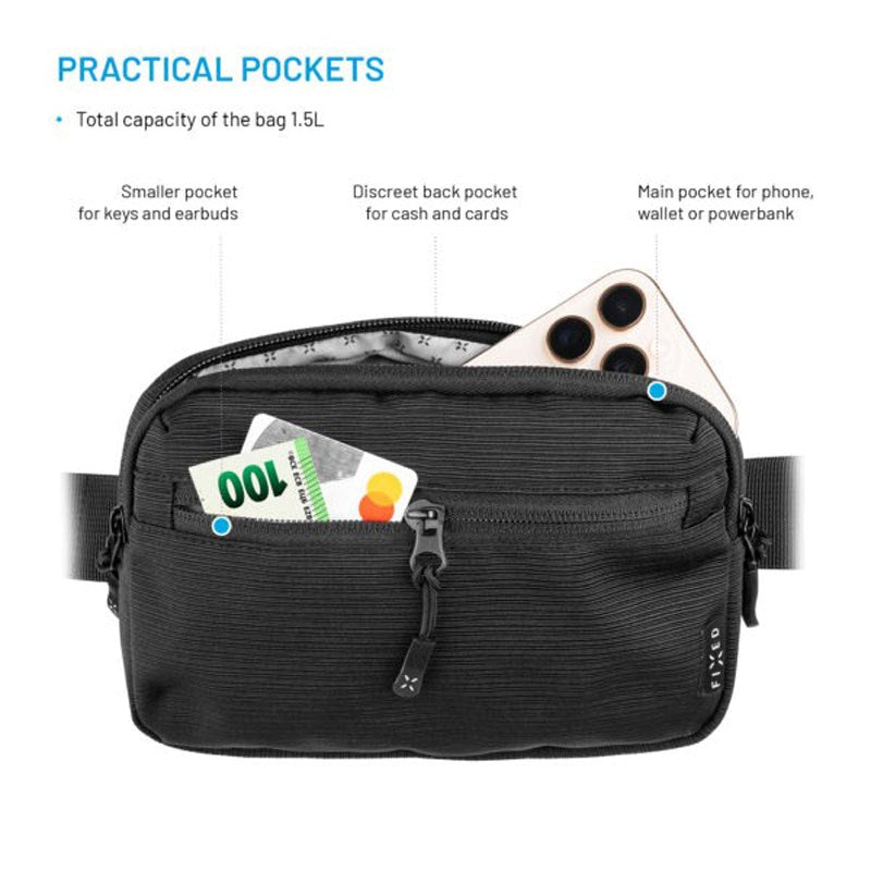 Fixed Camino Midjeväska - 1.5l - Svart