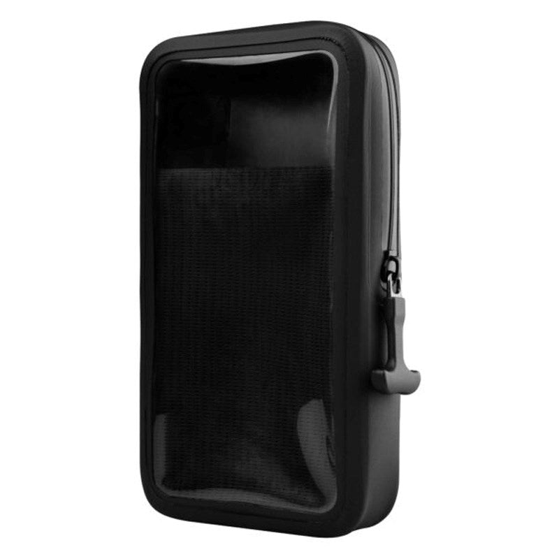 Fast Vattentätt Fodral för Mobil (Maxmått: 95 x 186 mm) - Svart / Genomskinlig