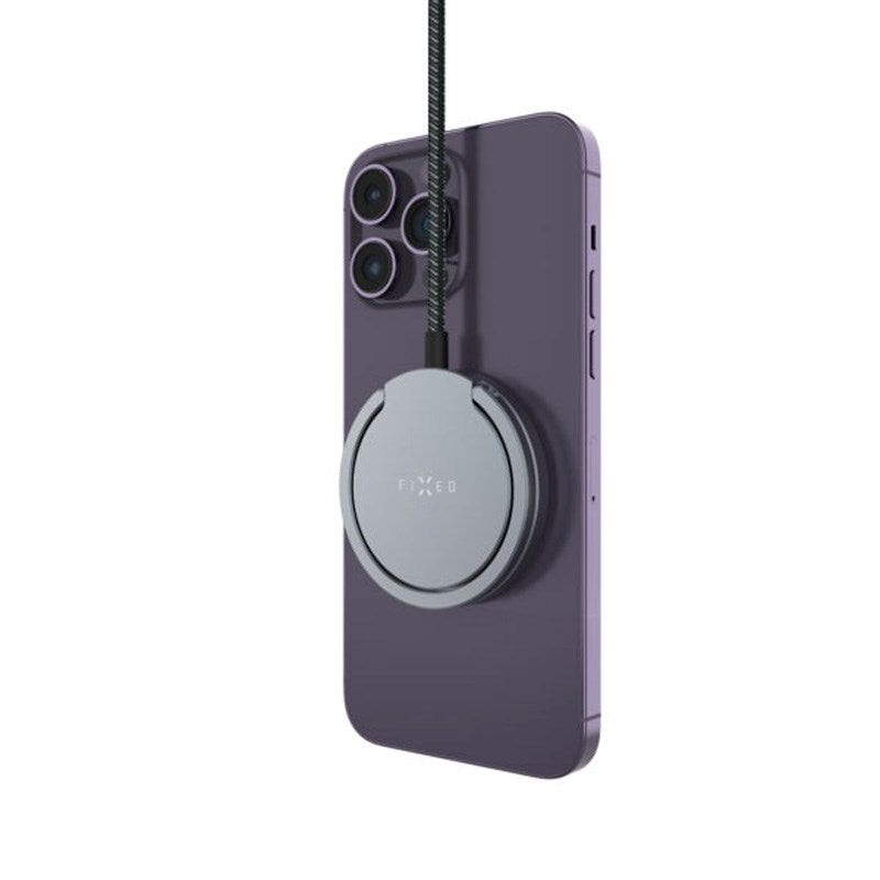 Fast MagPad 15W Trådlös Laddare - MagSafe / Qi2 Kompatibel - Grå