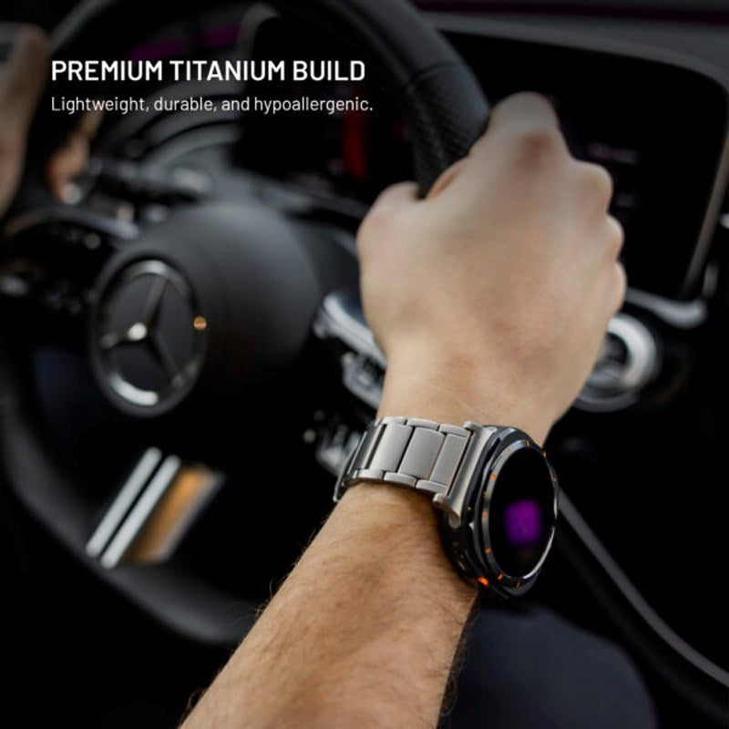 Fixed Universal Garmin 26mm QuickFit Titanium Rem - Grå