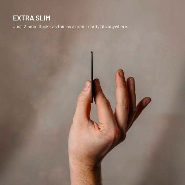 Fixed MiCard GPS-Spårare för Apple & Android - Svart