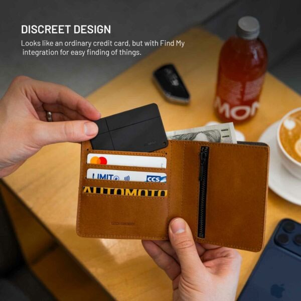 Fixed MiCard GPS-Spårare för Apple & Android - Svart