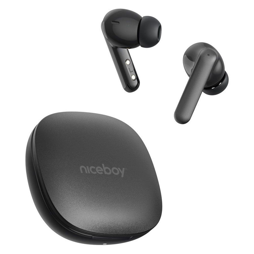 Niceboy HIVE Pins Pro 4 ANC True Wireless In-Ear Hörlurar - Svart