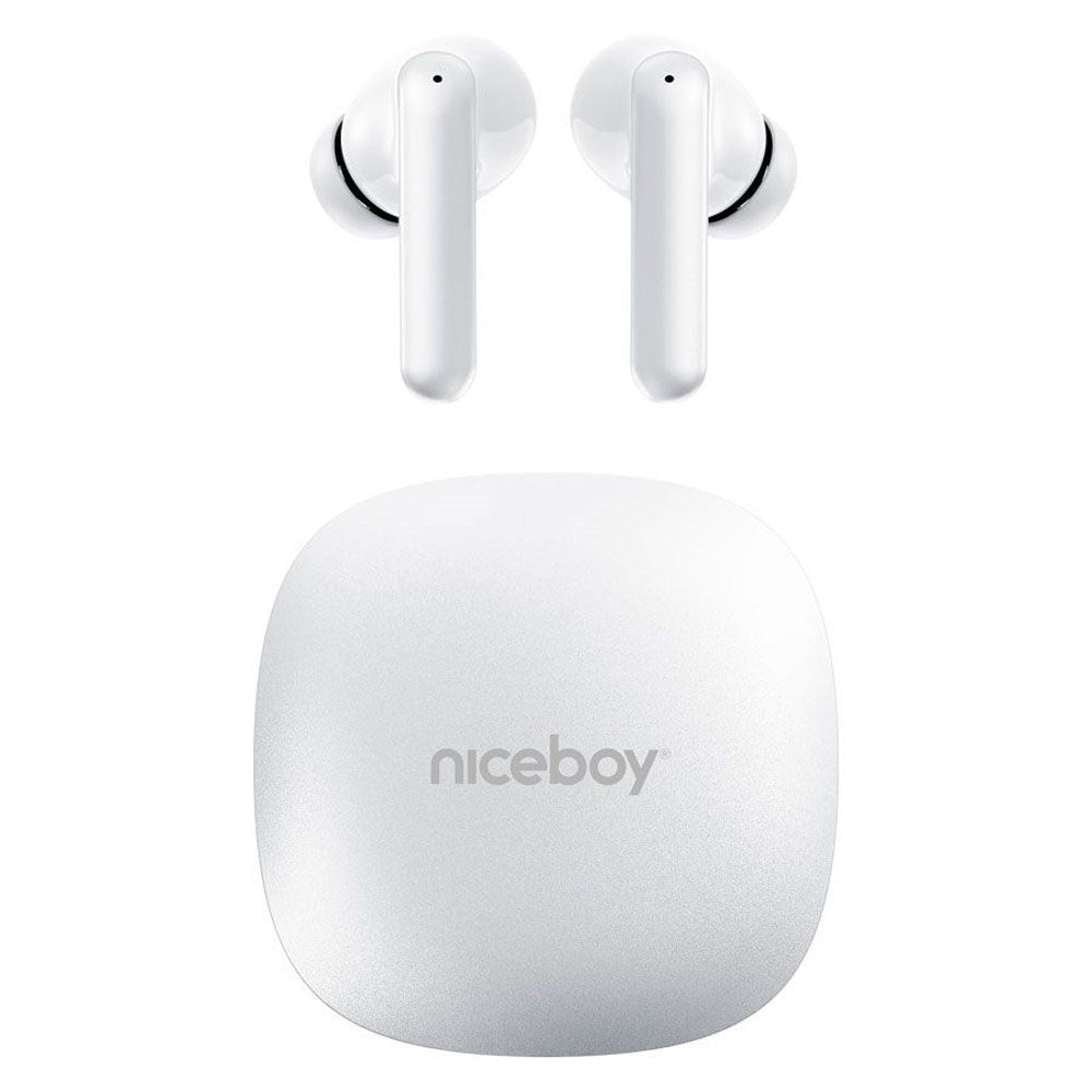 Niceboy HIVE Pins Pro 4 ANC True Wireless In-Ear Hörlurar - Vit