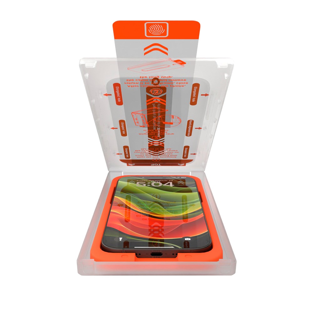 iPhone 16e / 14 / 13 / 13 Pro Mobile Origin Skyddsglas - Case Friendly - 2-Pack - Transparent