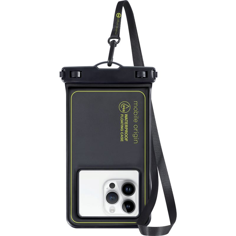 Mobile Origin Waterproof Floating Case 6.5" - Svart/Grön