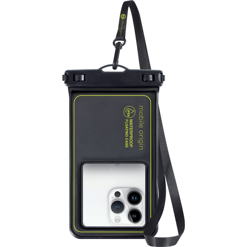 Mobile Origin Waterproof Floating Case 6.8" - Svart/Grön