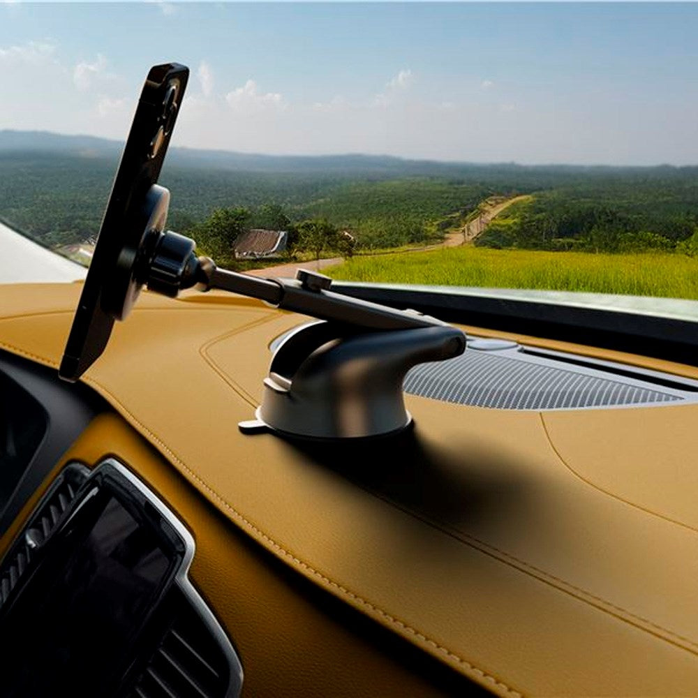 Mobile Origin MO4 Trådlös Mobilladdare för Bil - 15W - MagSafe Kompatibel - Svart