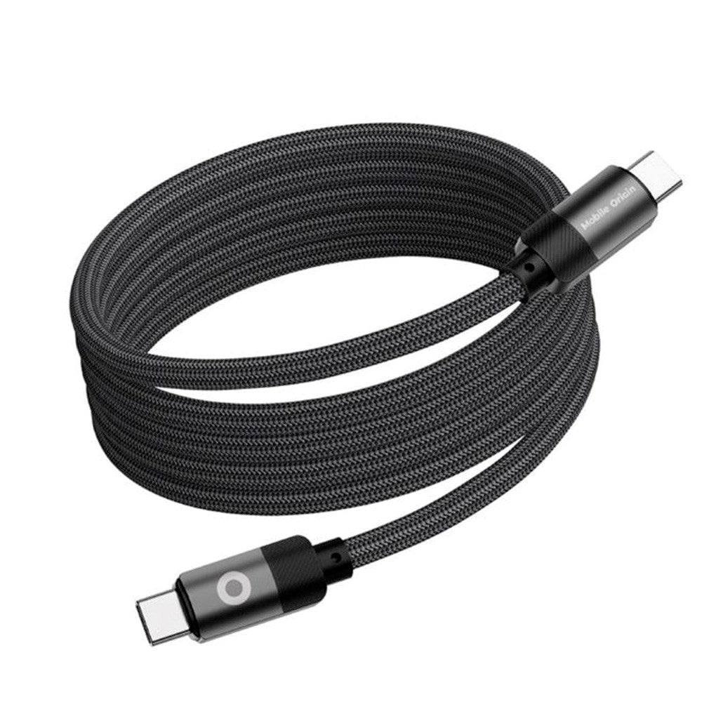 Mobile Origin Magnetisk USB-C till USB-C Kabel - 1m - Svart