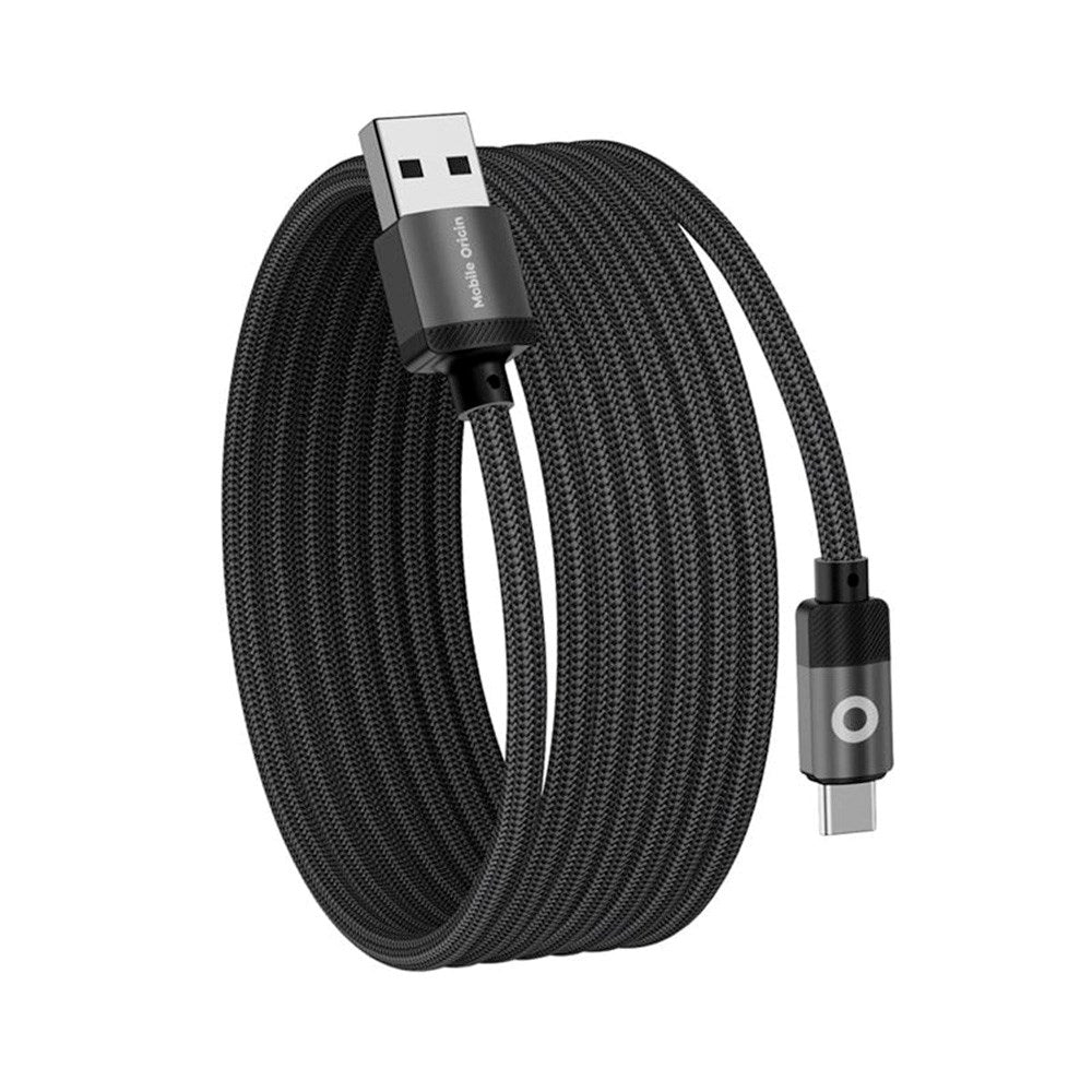 Mobile Origin Magnetisk USB-A till USB-C Kabel - 1m - Svart