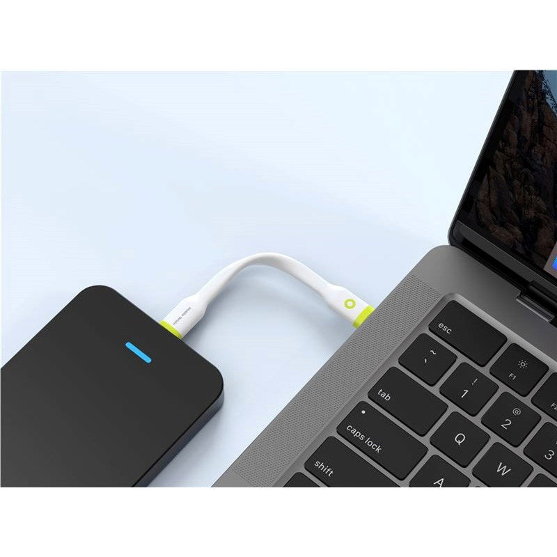 Mobile Origin 60W USB-C till USB-C Kabel 10 cm - Vit