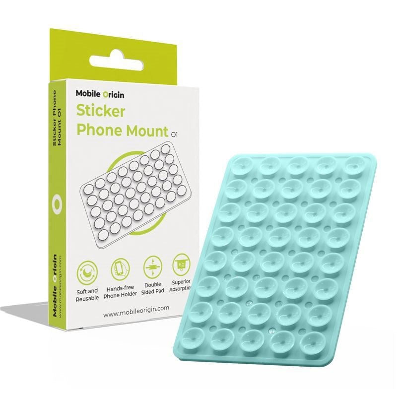 Mobile Origin Silikon Sugkopp Mobilhållare - Blå